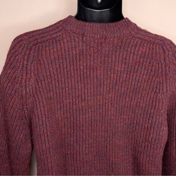 XL Vintage Kilspindie Burgundy Wool Mens Sweater Academia See Measurements Knit - Picture 8 of 14